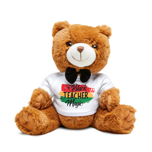 Teddy Bear with Black Teacher Magic T-Shirt - Supreme Deals