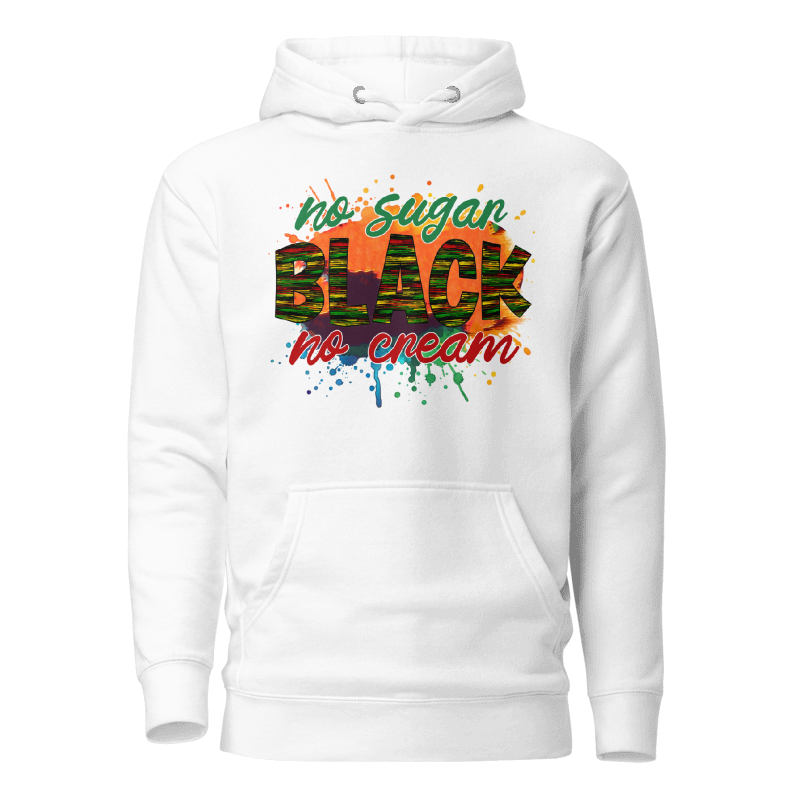 Black No Sugar, No Cream Hoodie