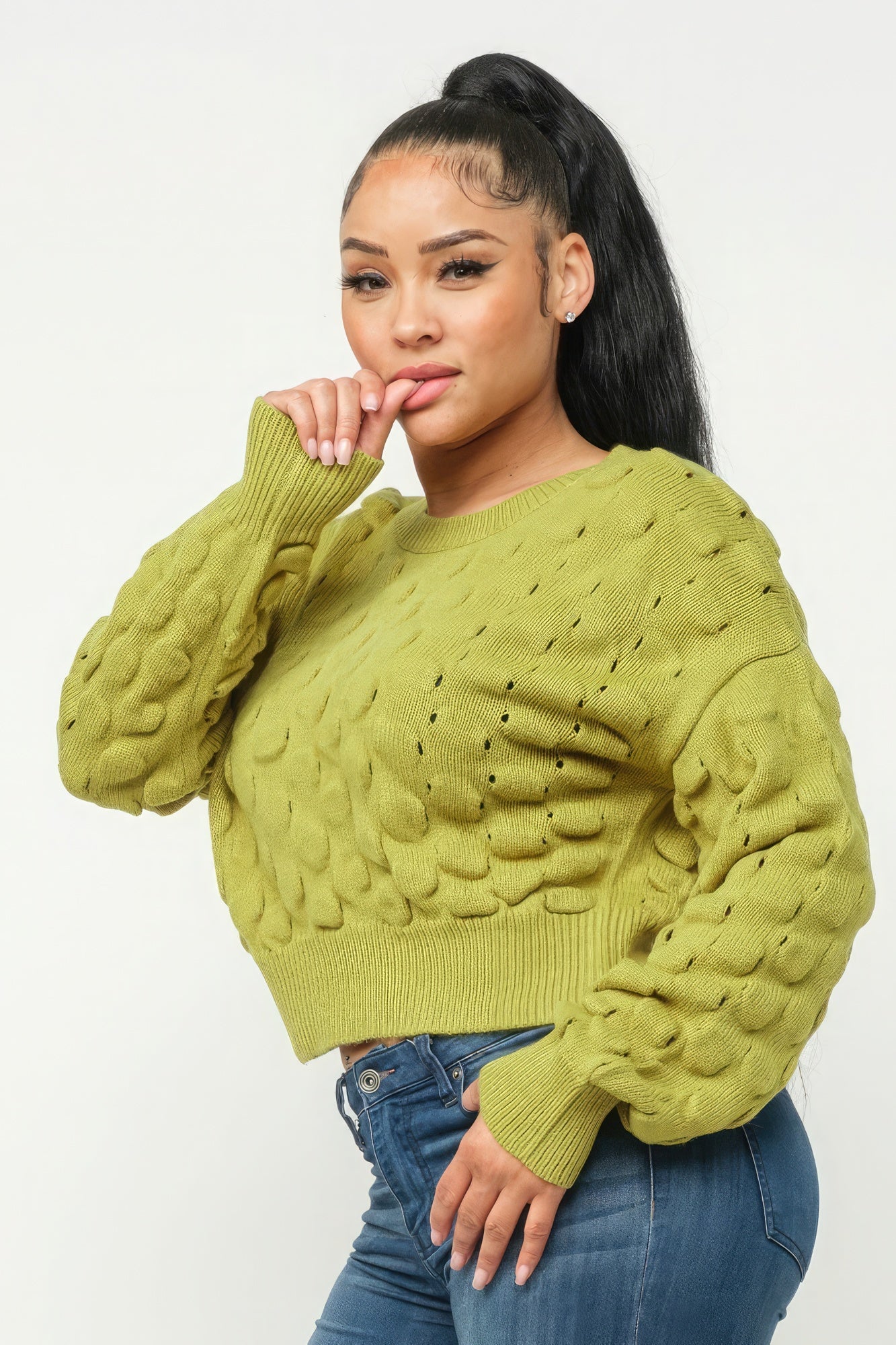 Checker Sweater Top - Supreme Deals