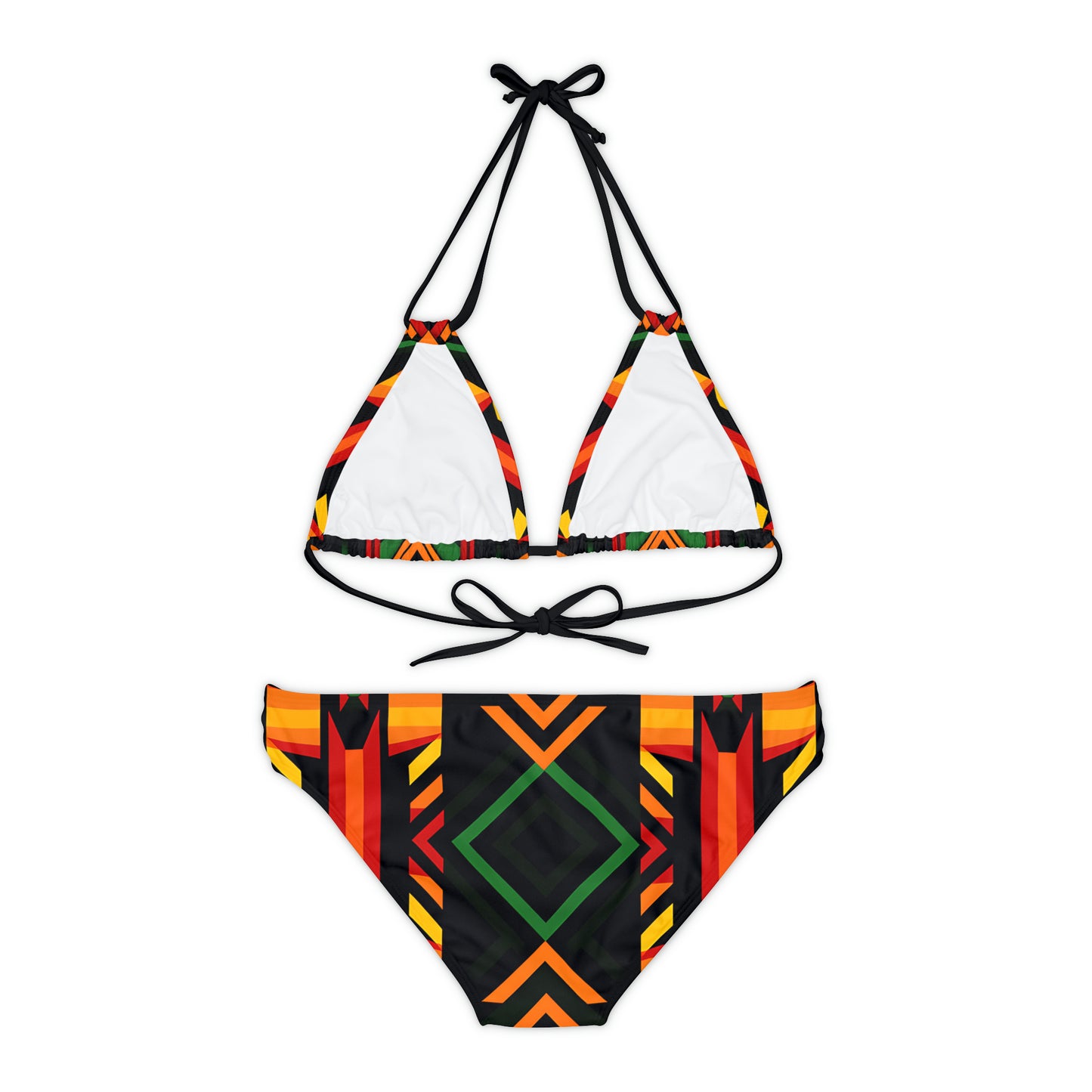 Kente Pattern Bikini Set