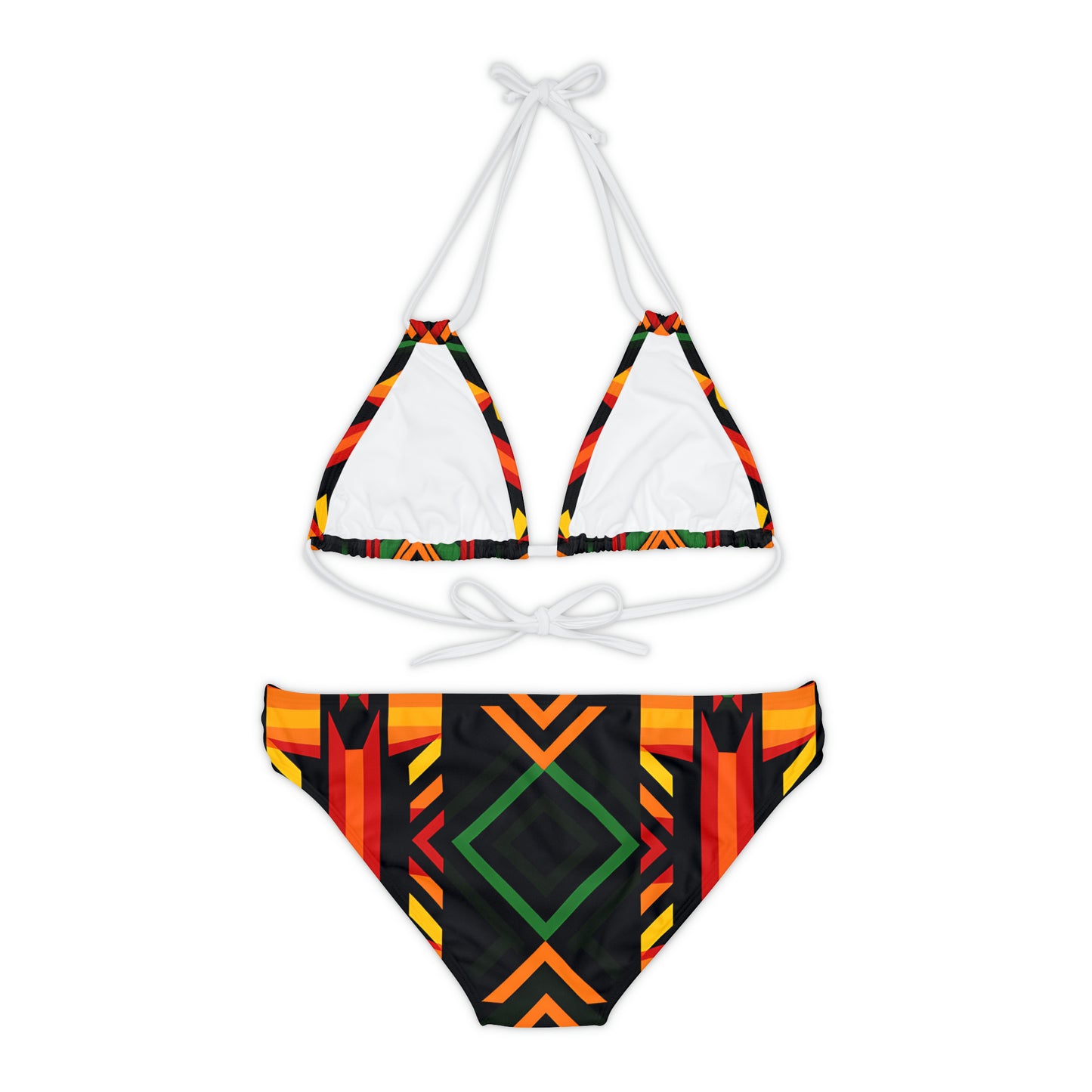 Kente Pattern Bikini Set