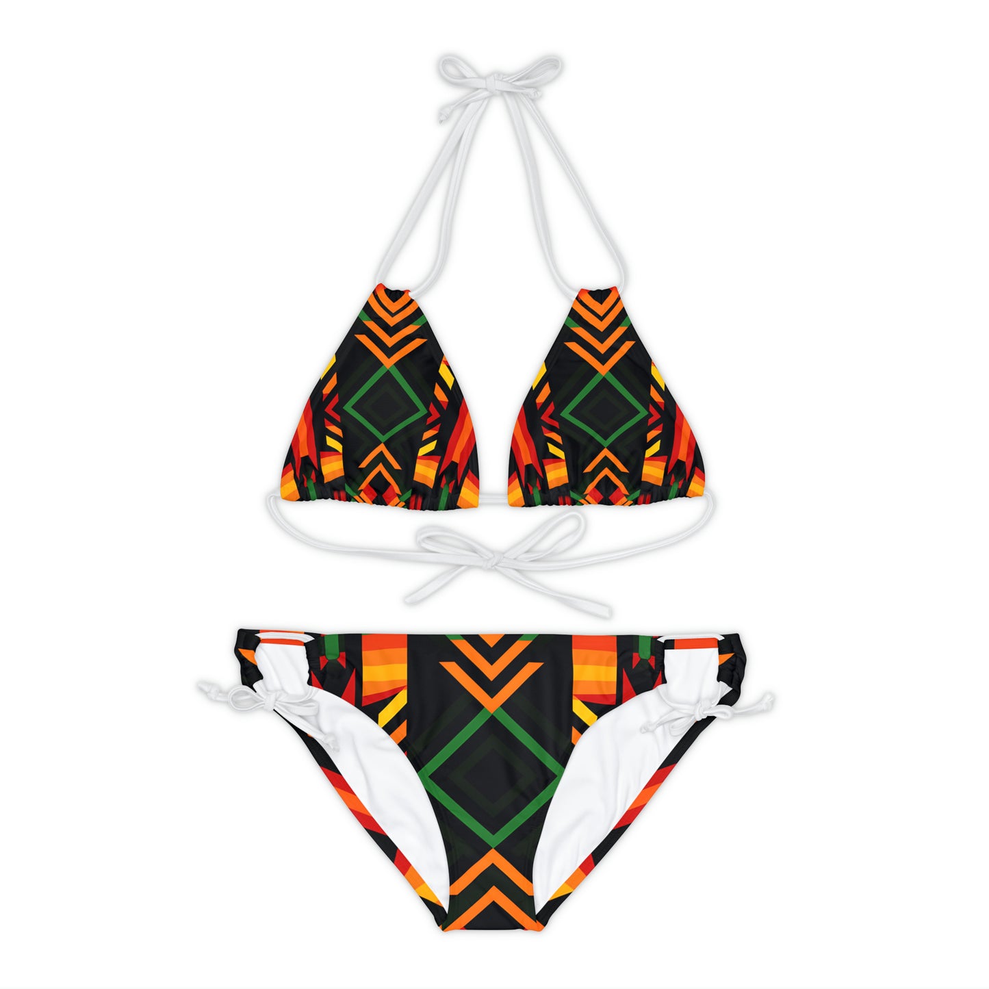 Kente Pattern Bikini Set